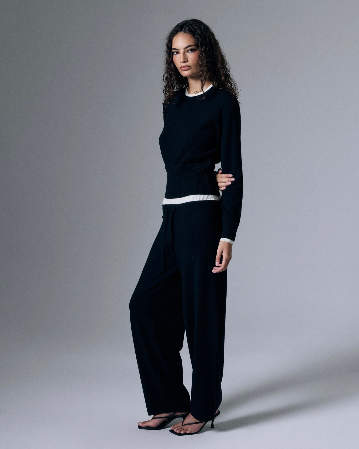 Tove Layered Cashmere Crewneck