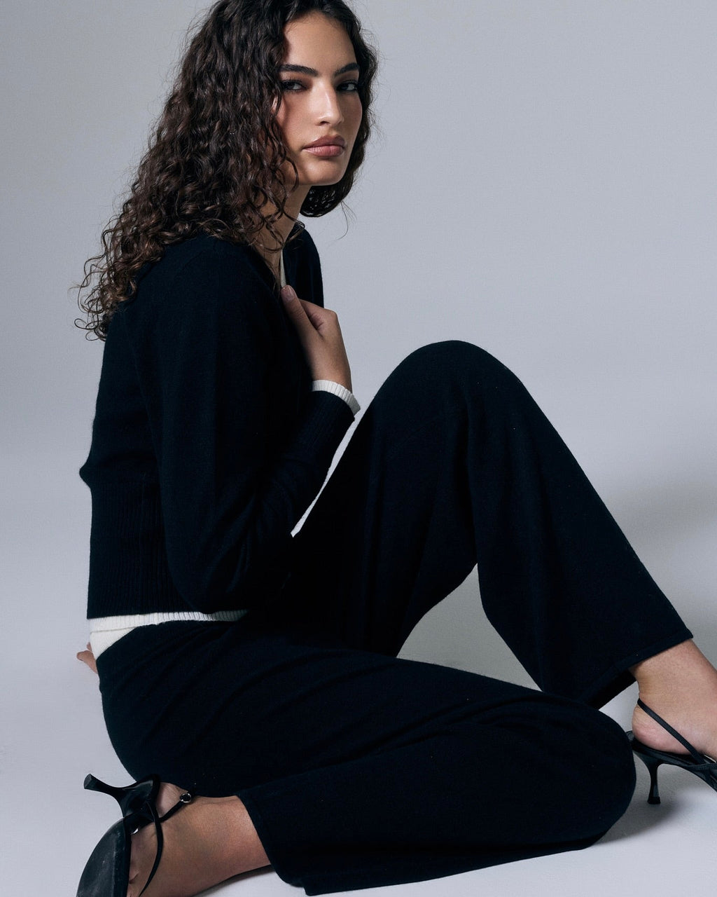 Tove Layered Cashmere Crewneck