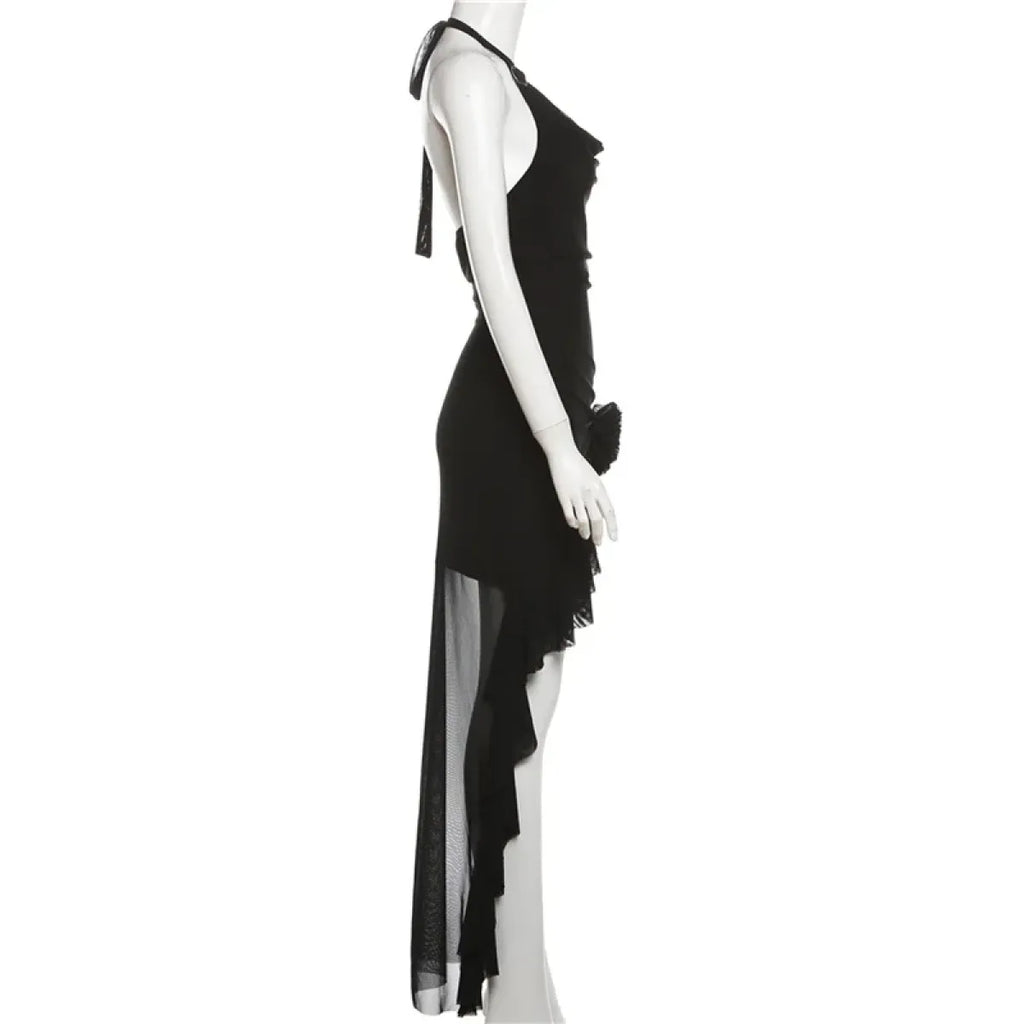 Harajuku Irregular Ruffle Dress