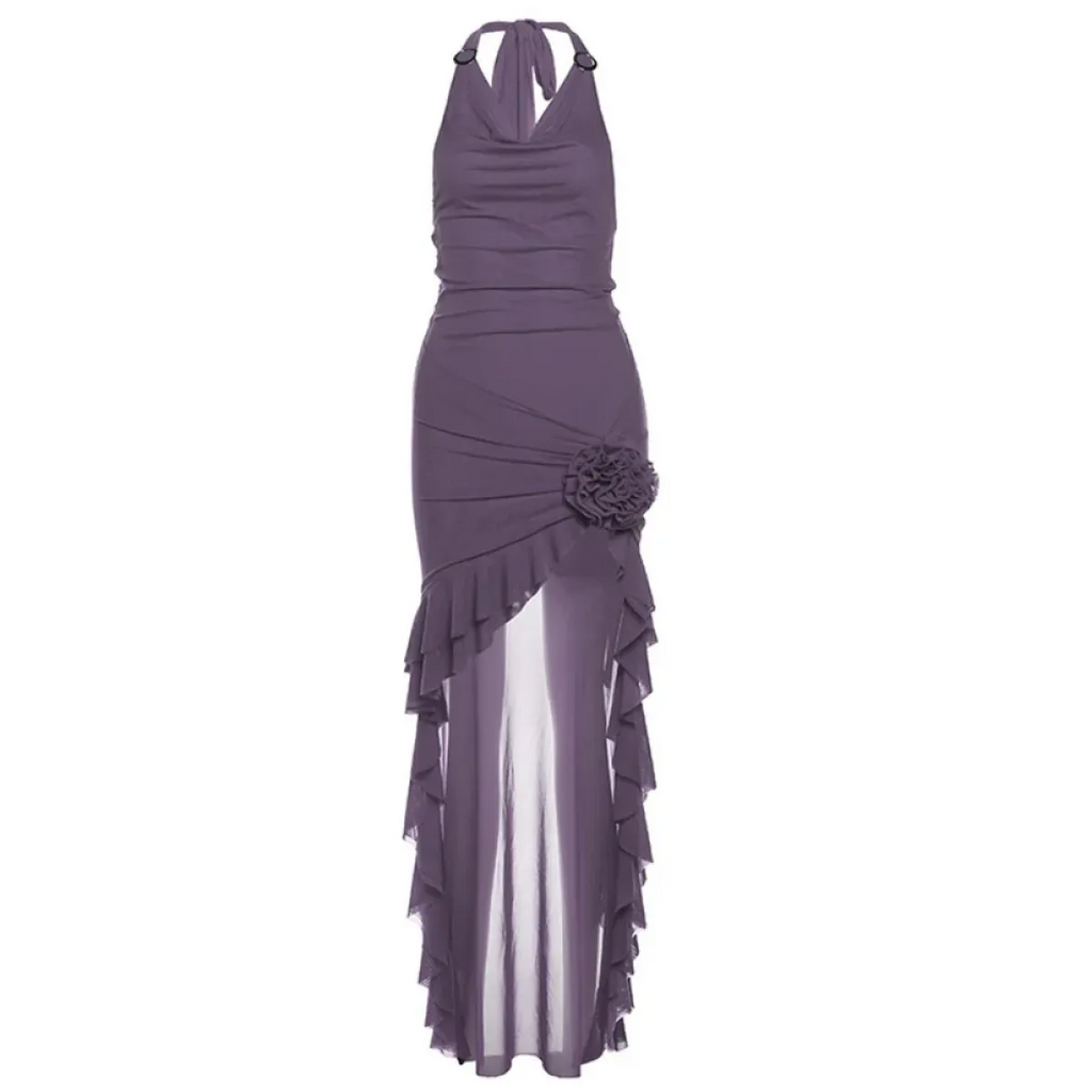 Harajuku Irregular Ruffle Dress